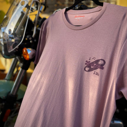 FOLLOW - t-shirt lilla con stampa