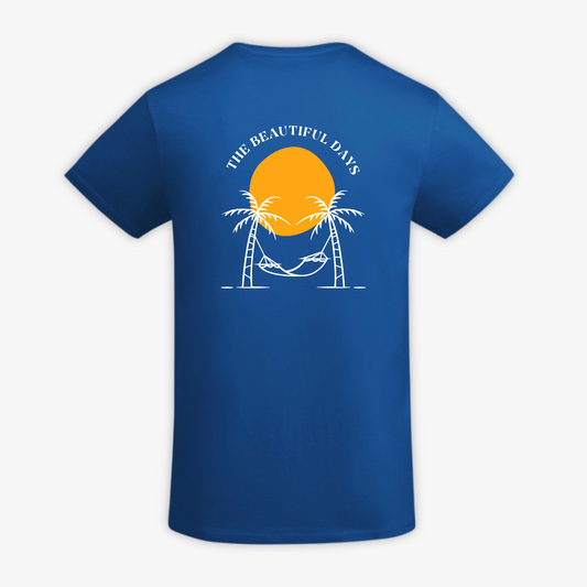 BEAUTIFUL DAYS - t-shirt royal con stampa