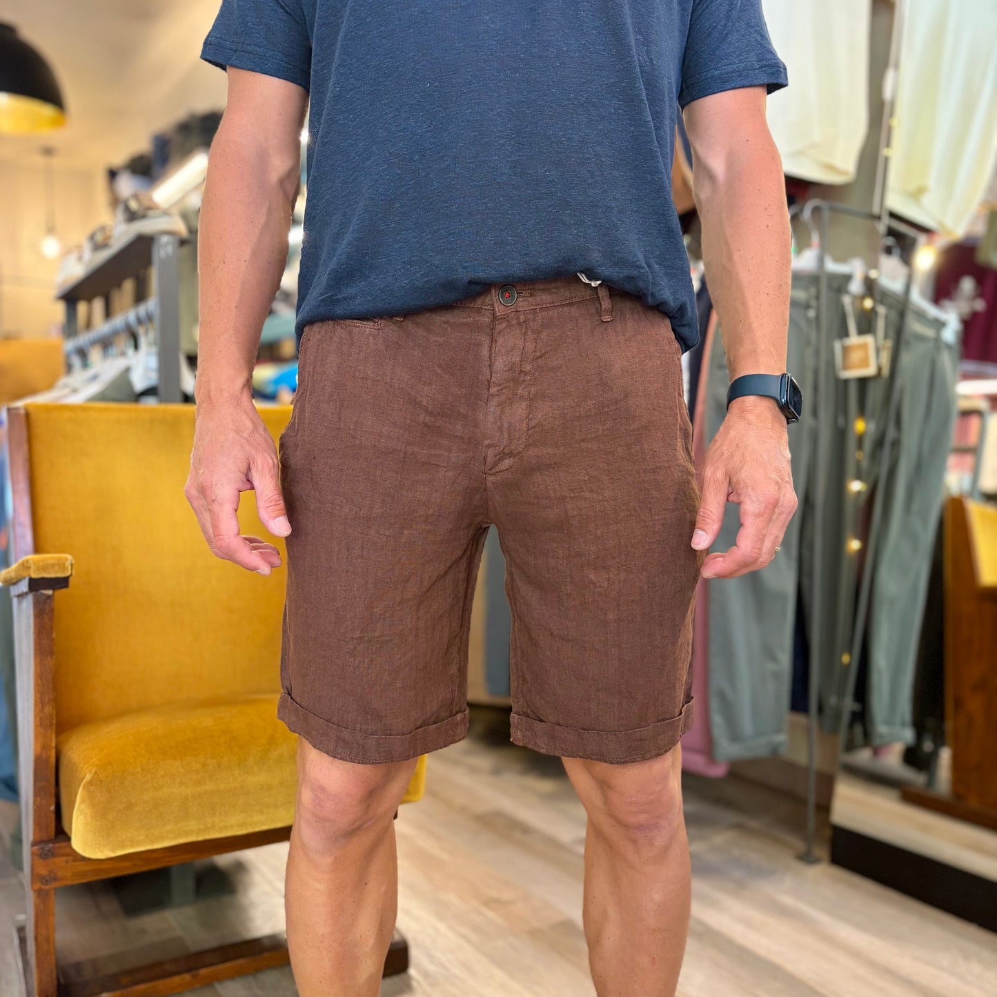 MOU - bermuda lino sartoriale