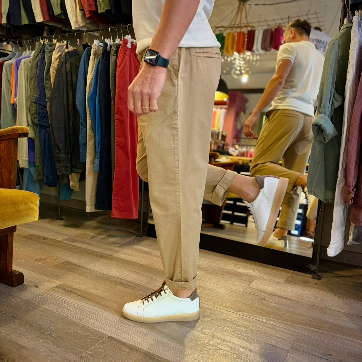 NOAH - pantalone loose fit leggero sartoriale