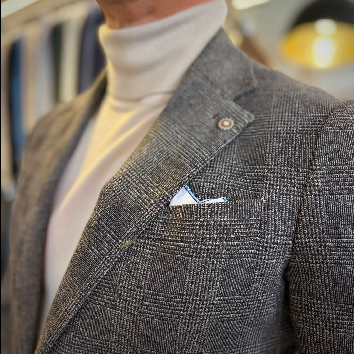 EDWARD – giacca tartan sartoriale