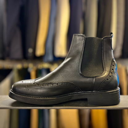 STONE - stivale pelle dettagliato