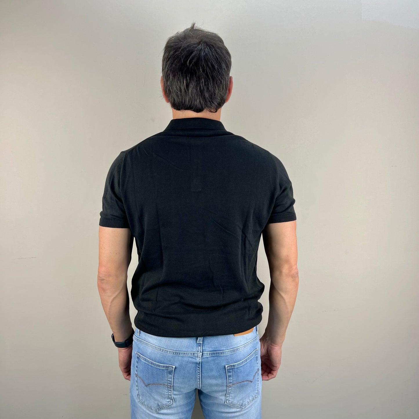 NICK - polo in maglia sartoriale
