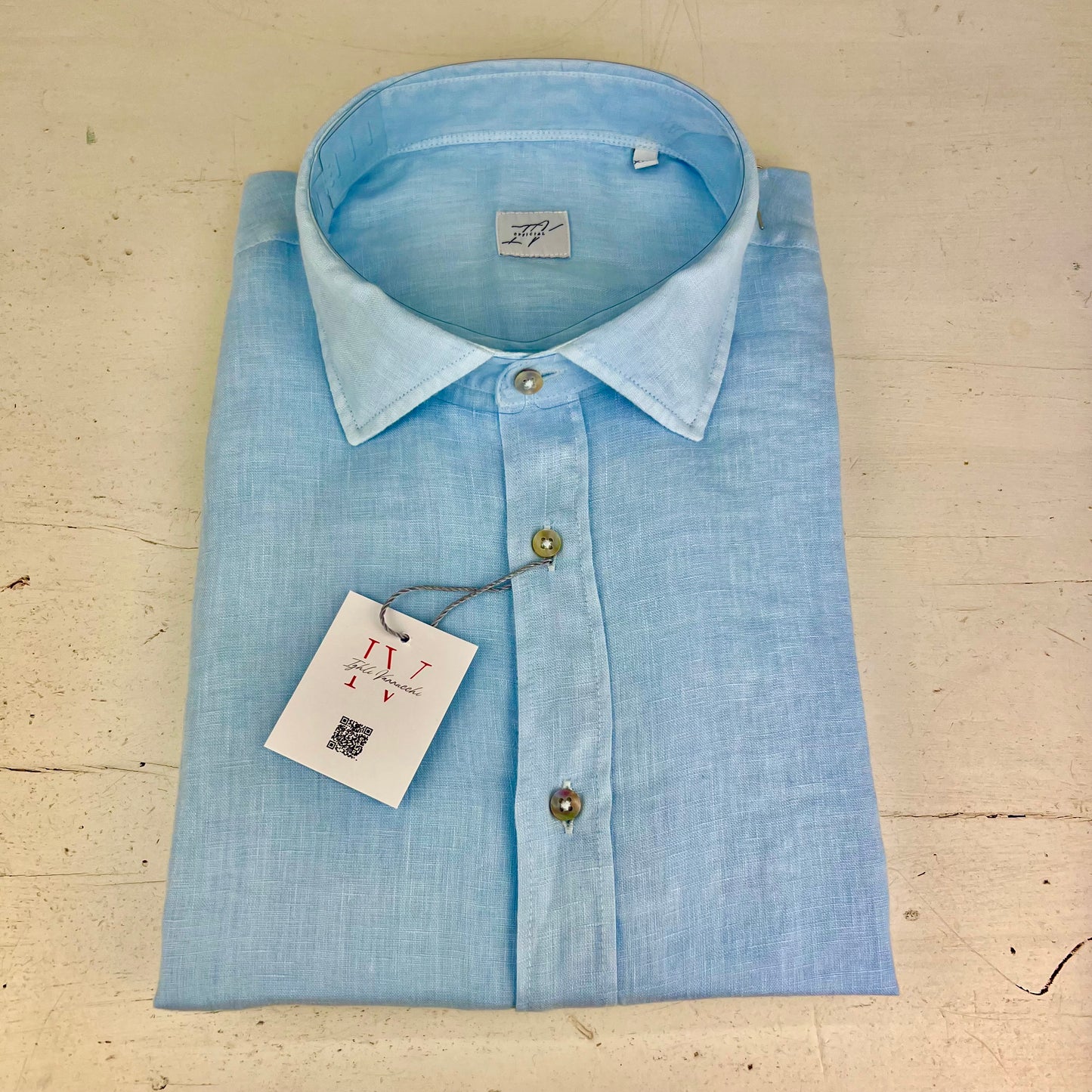 MOU - camicia lino sartoriale