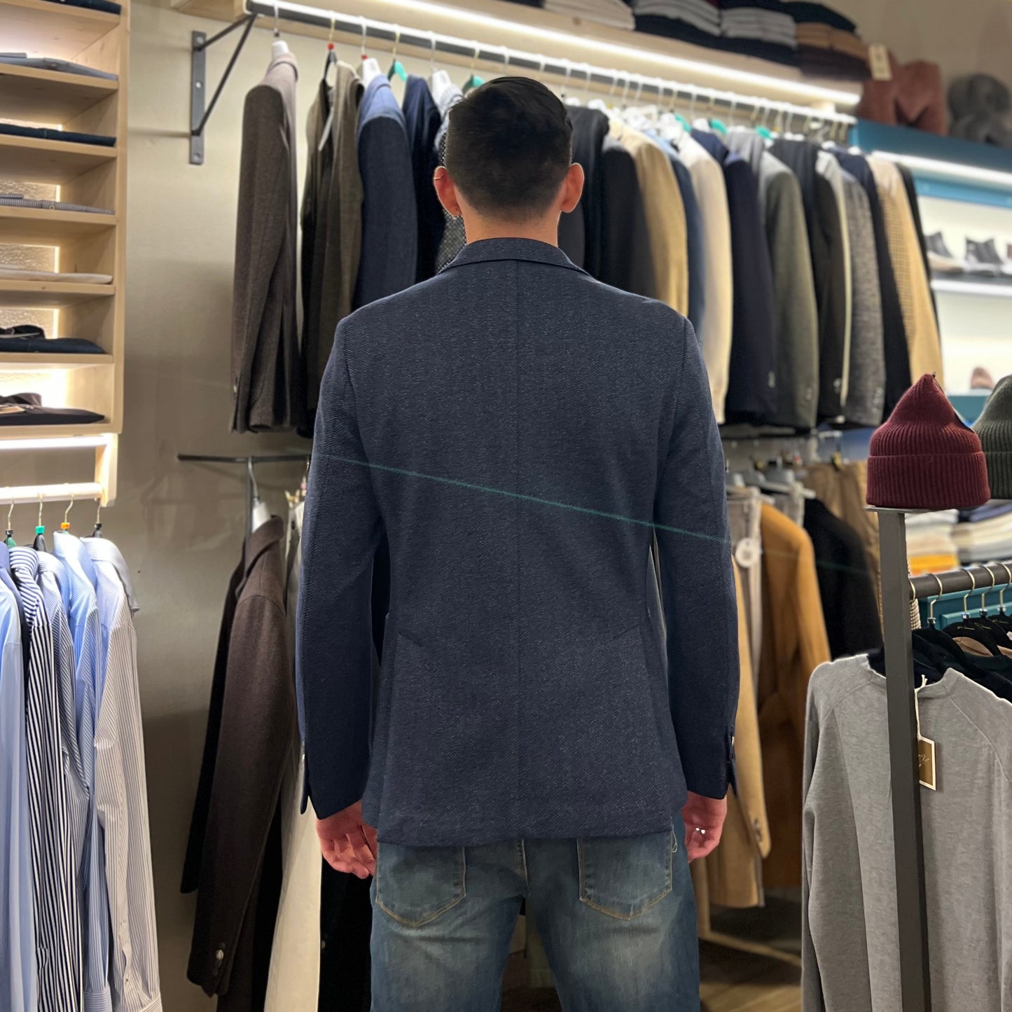 BETTEGA – giacca spigata sartoriale