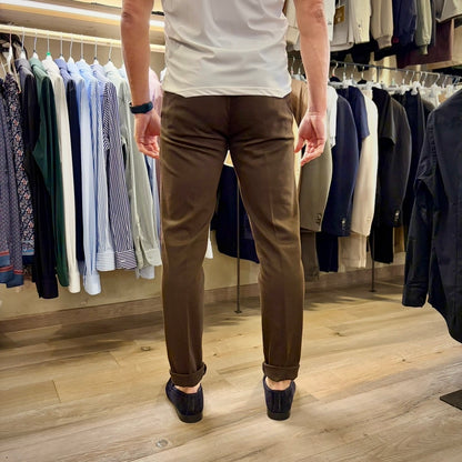 CESAR LIGHT – pantalone chino nido d’ape sartoriale