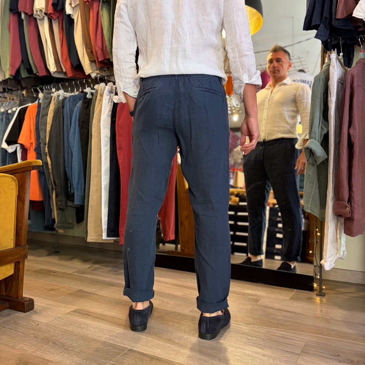 DINHO - pantalaccio lino sartoriale