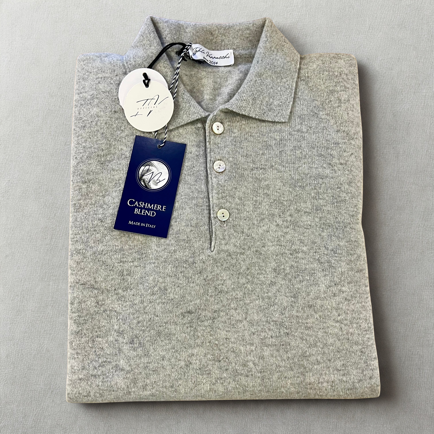 SHEVA - polo cashmere sartoriale