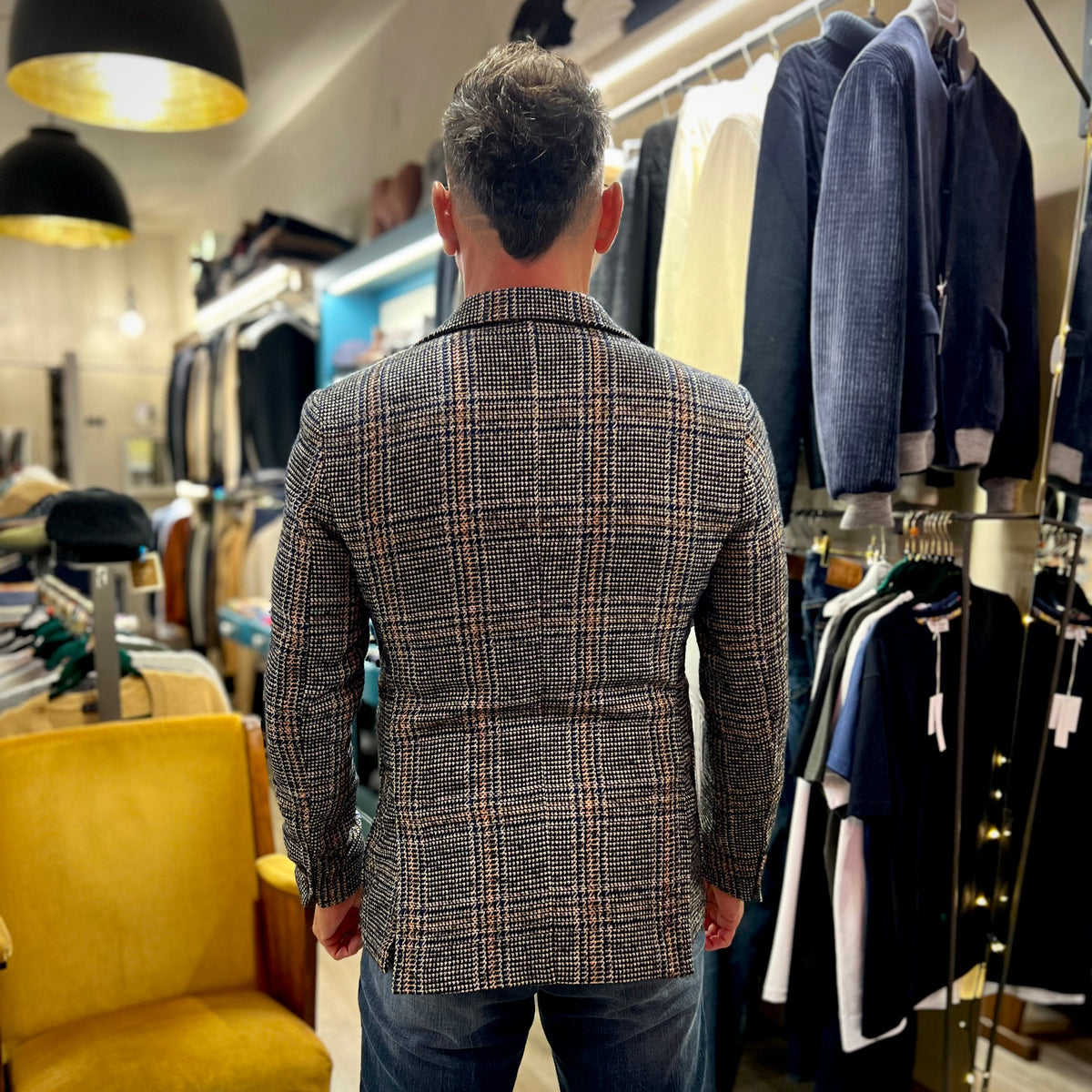 FACCHETTI – giacca tartan sartoriale