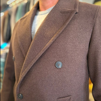 DUSTIN – cappotto corto doppiopetto sartoriale