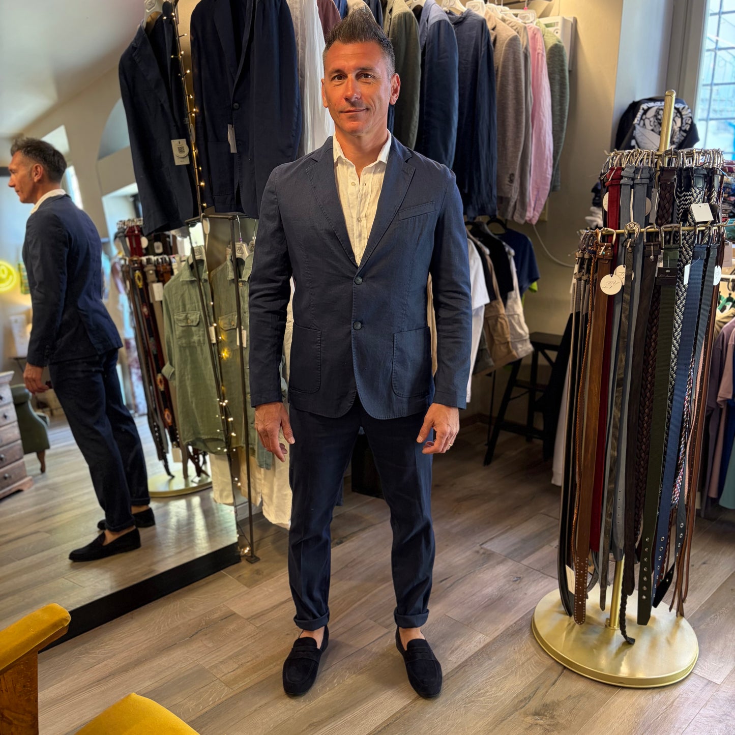 MIKE - giacca misto lino sartoriale