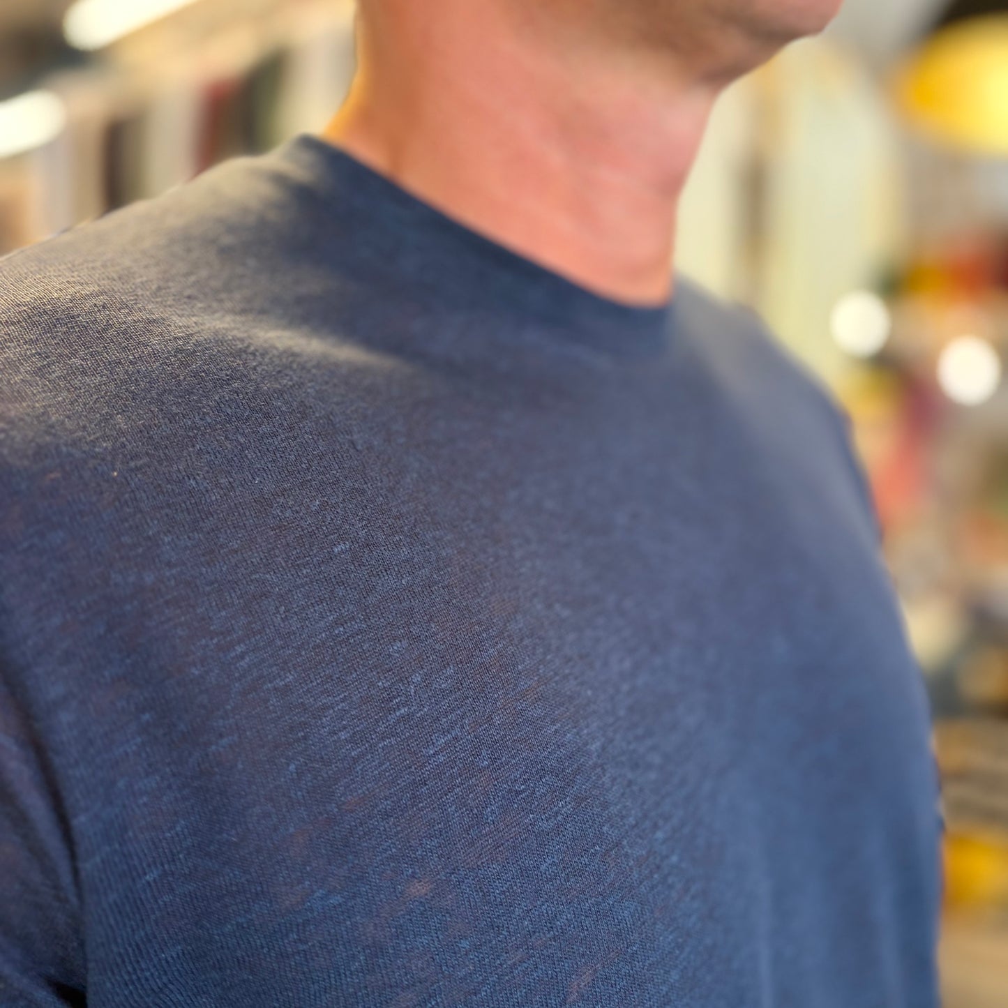 MOU - t-shirt lino sartoriale