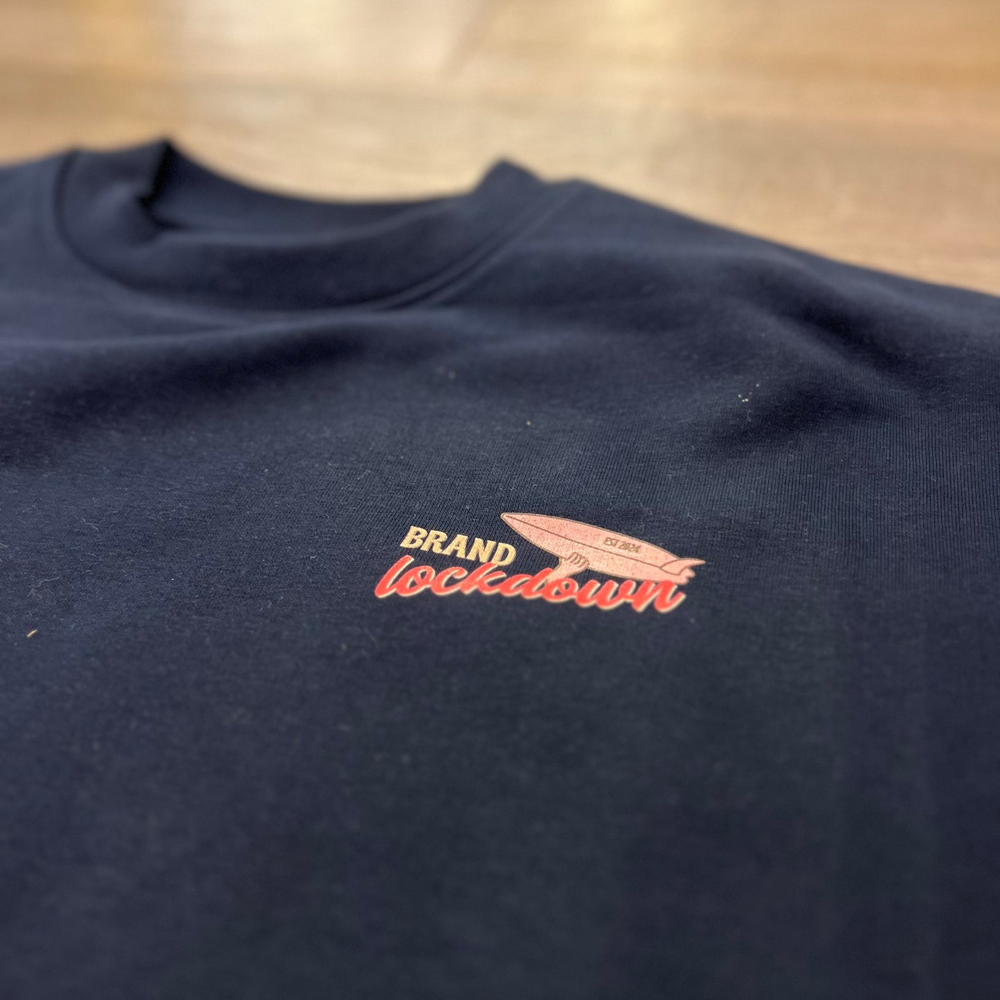 PACEFULLY - felpa girocollo blu navy