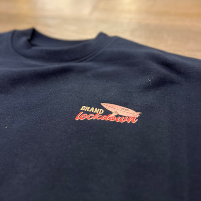 PACEFULLY - felpa girocollo blu navy