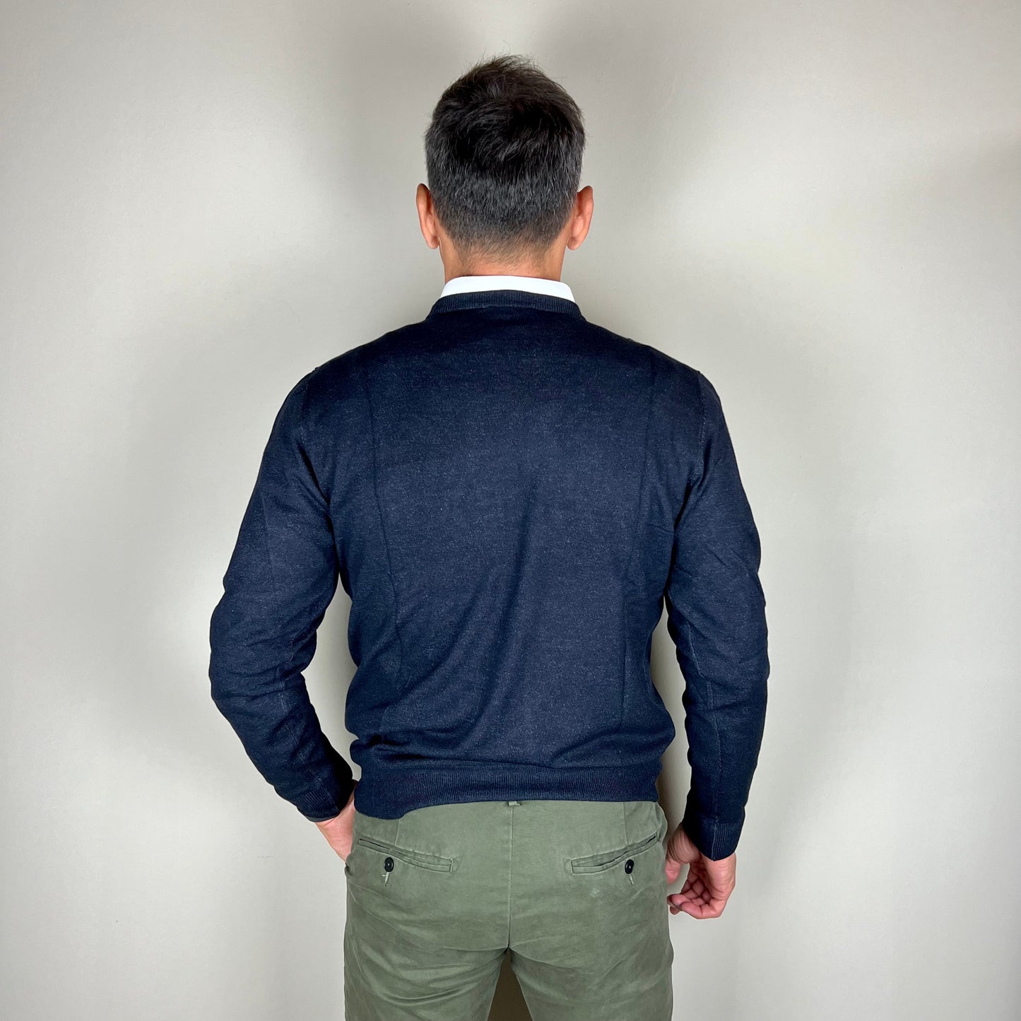 DUCA – maglioncino paricollo sartoriale