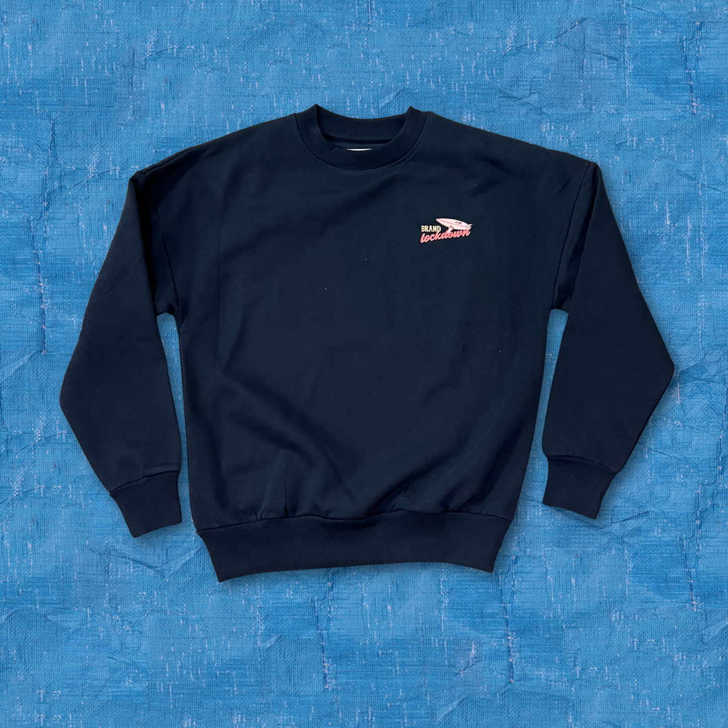 PACEFULLY - felpa girocollo blu navy