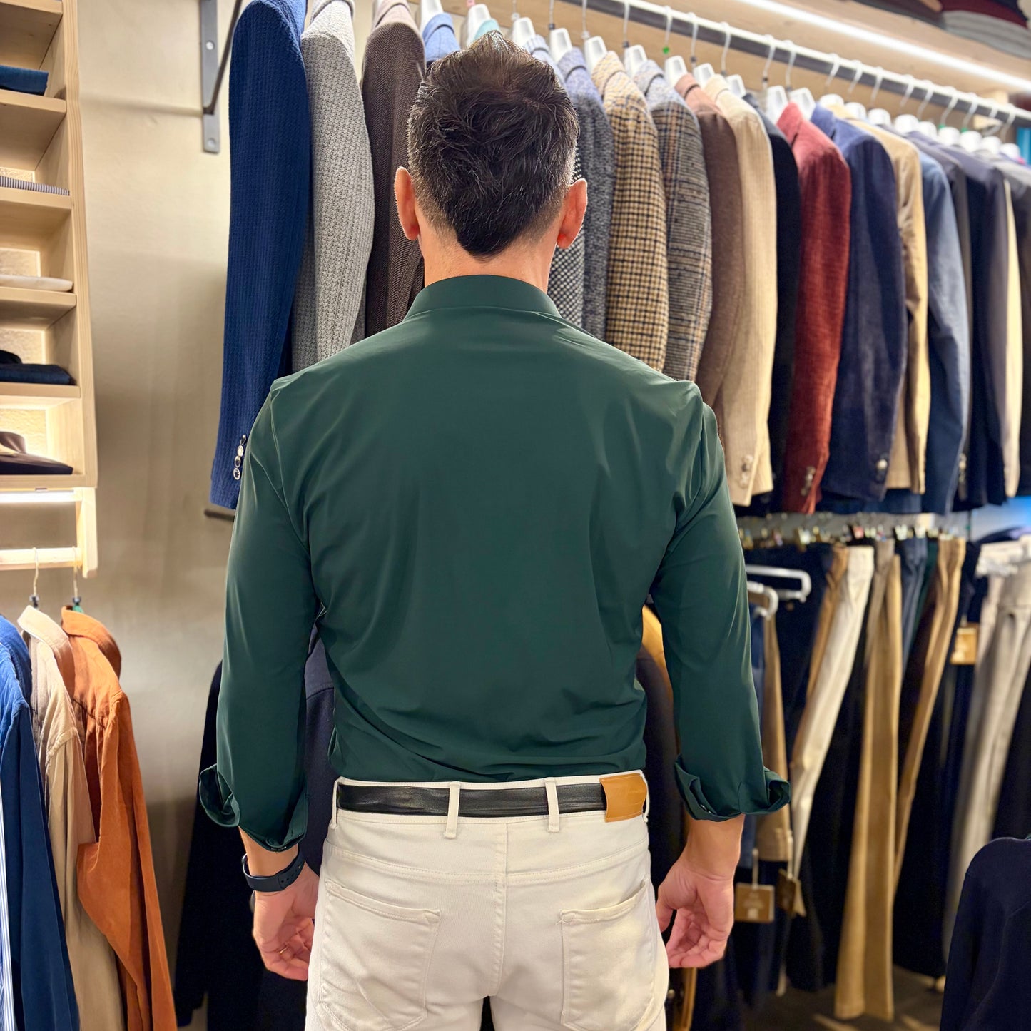 TOP PLAYER – camicia eco anti-stiro