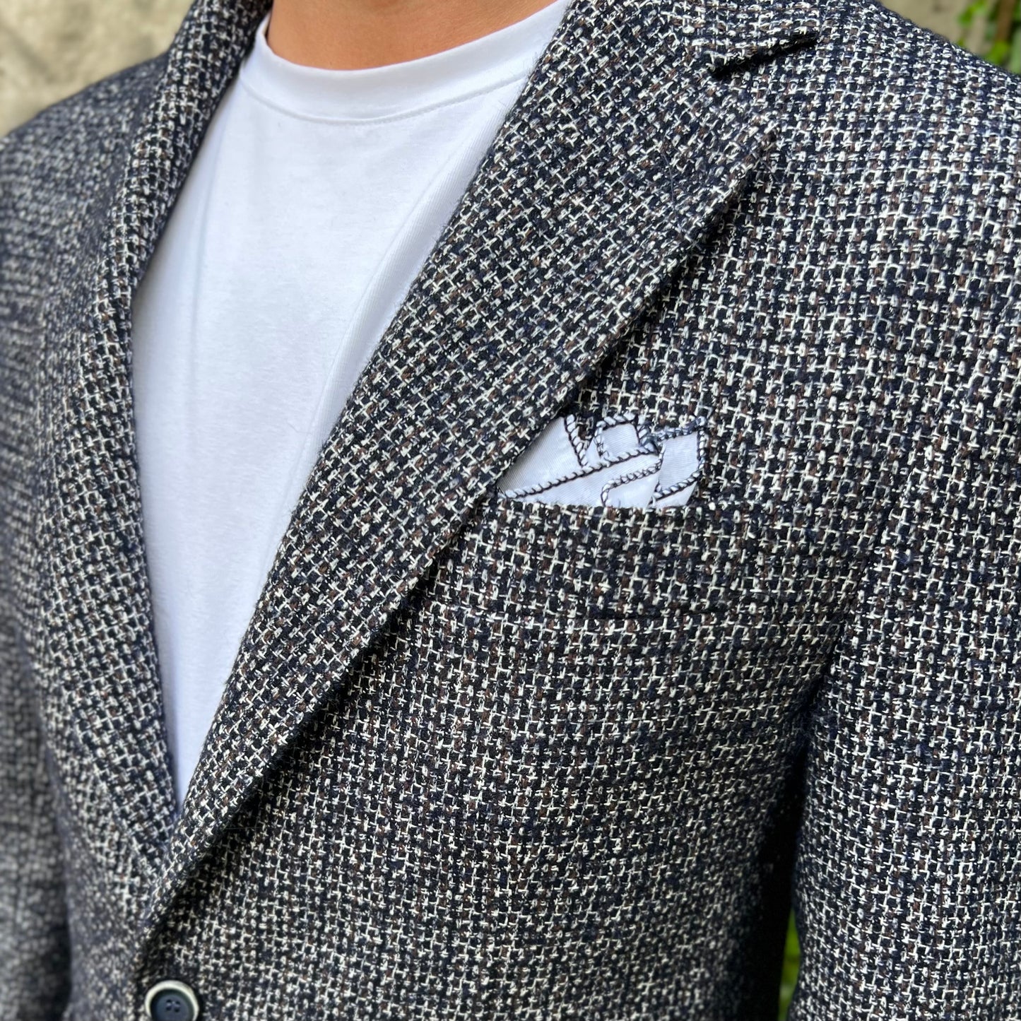 ZOLA - giacca lana grigia sartoriale