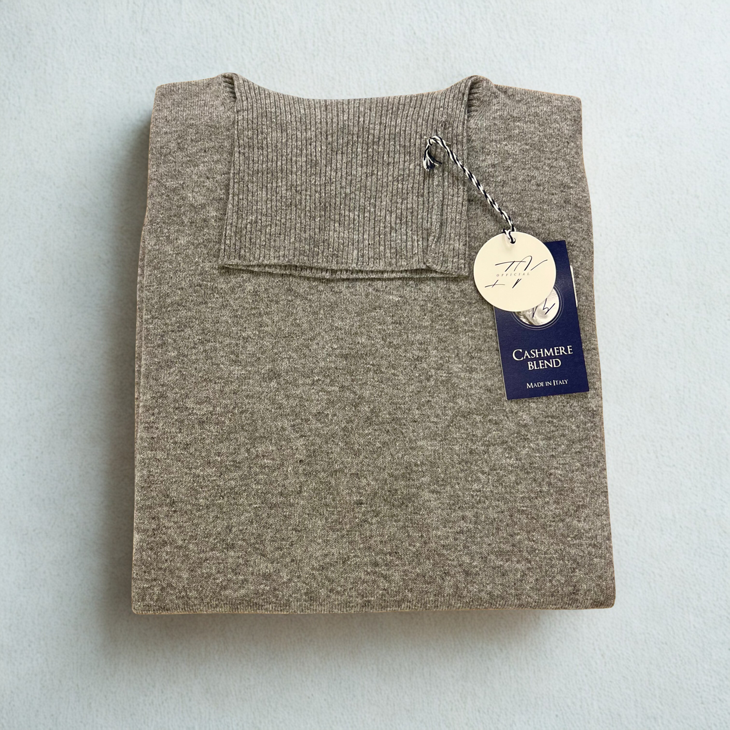 MANCINI ALTO  – maglione collo alto cashmere sartoriale