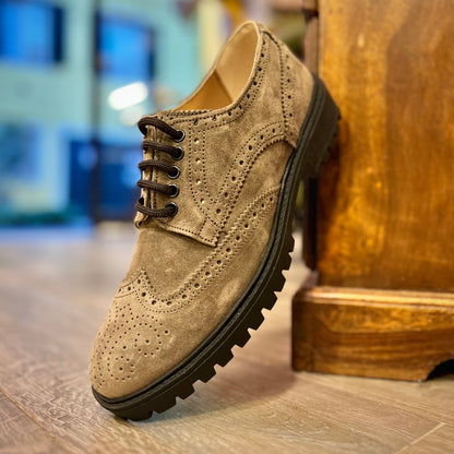 MANCHESTER CARROARMATO - francesina taupe