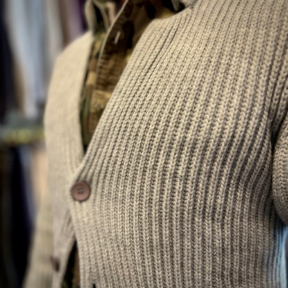 PLATINI – giacca in maglia sartoriale