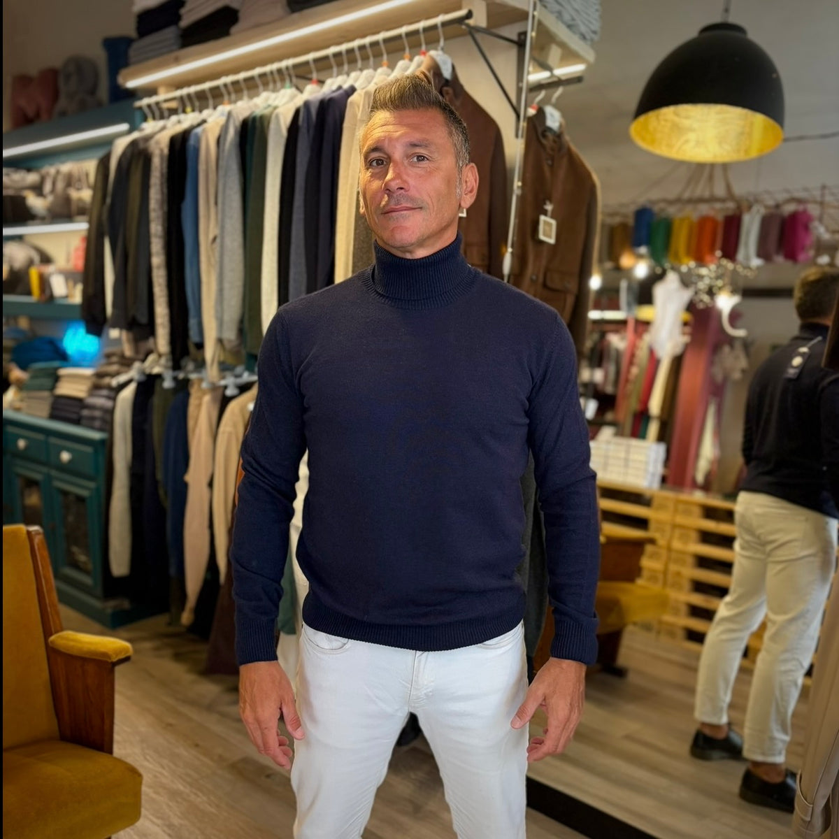MANCINI ALTO  – dolcevita cashmere sartoriale