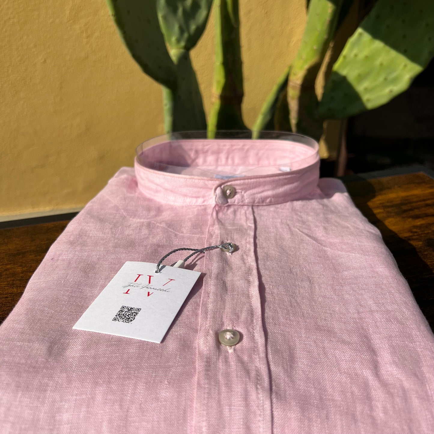 MOU KOREANA - camicia lino sartoriale koreana