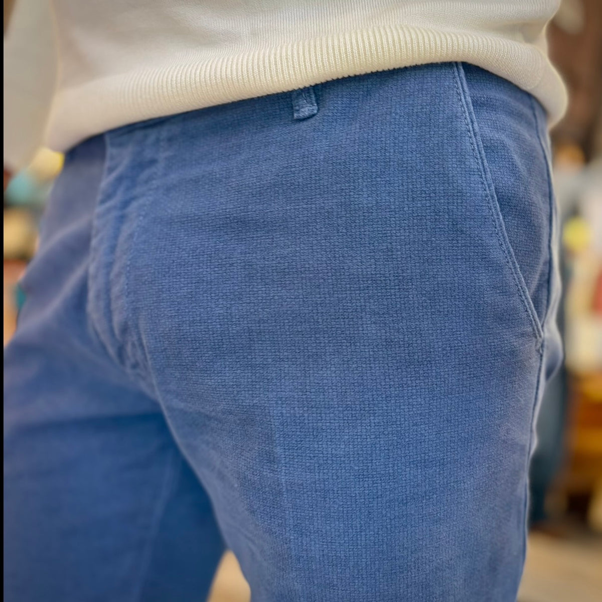 NEUER – pantalone chino sartoriale