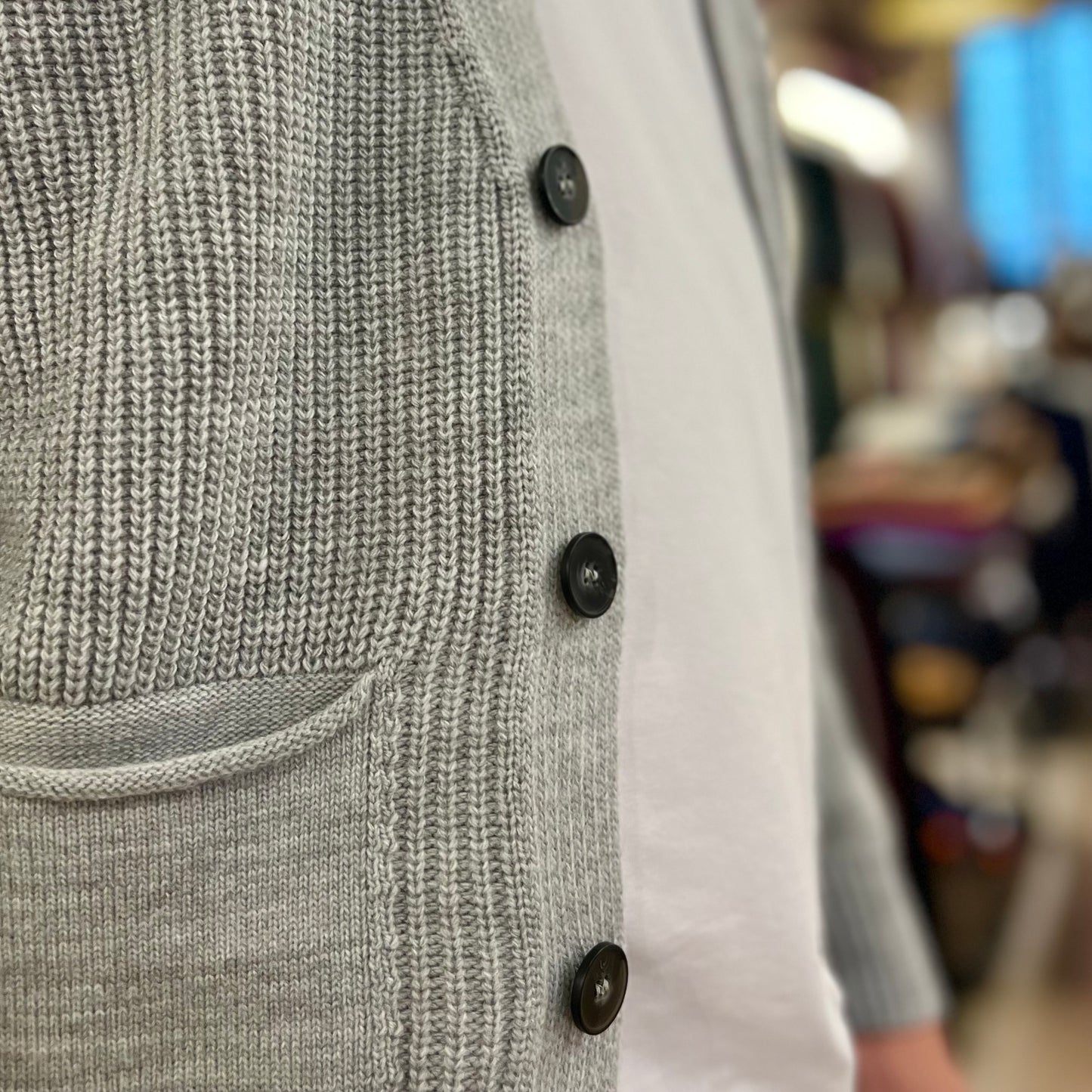 RICHARD – cardigan in maglia sartoriale