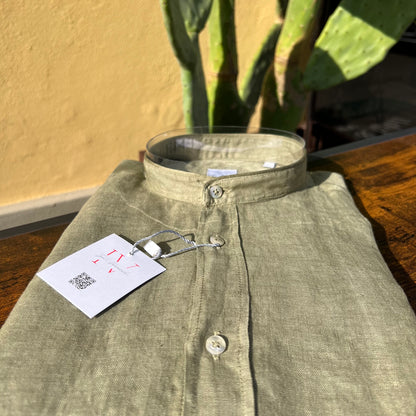 MOU KOREANA - camicia lino sartoriale koreana
