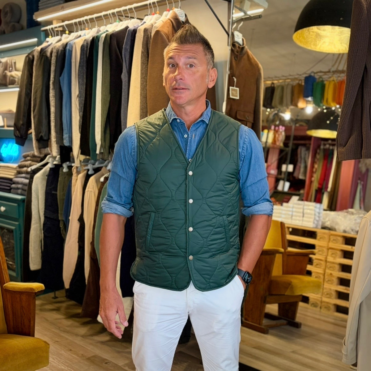 FREDDY - smanicato trapuntato sartoriale