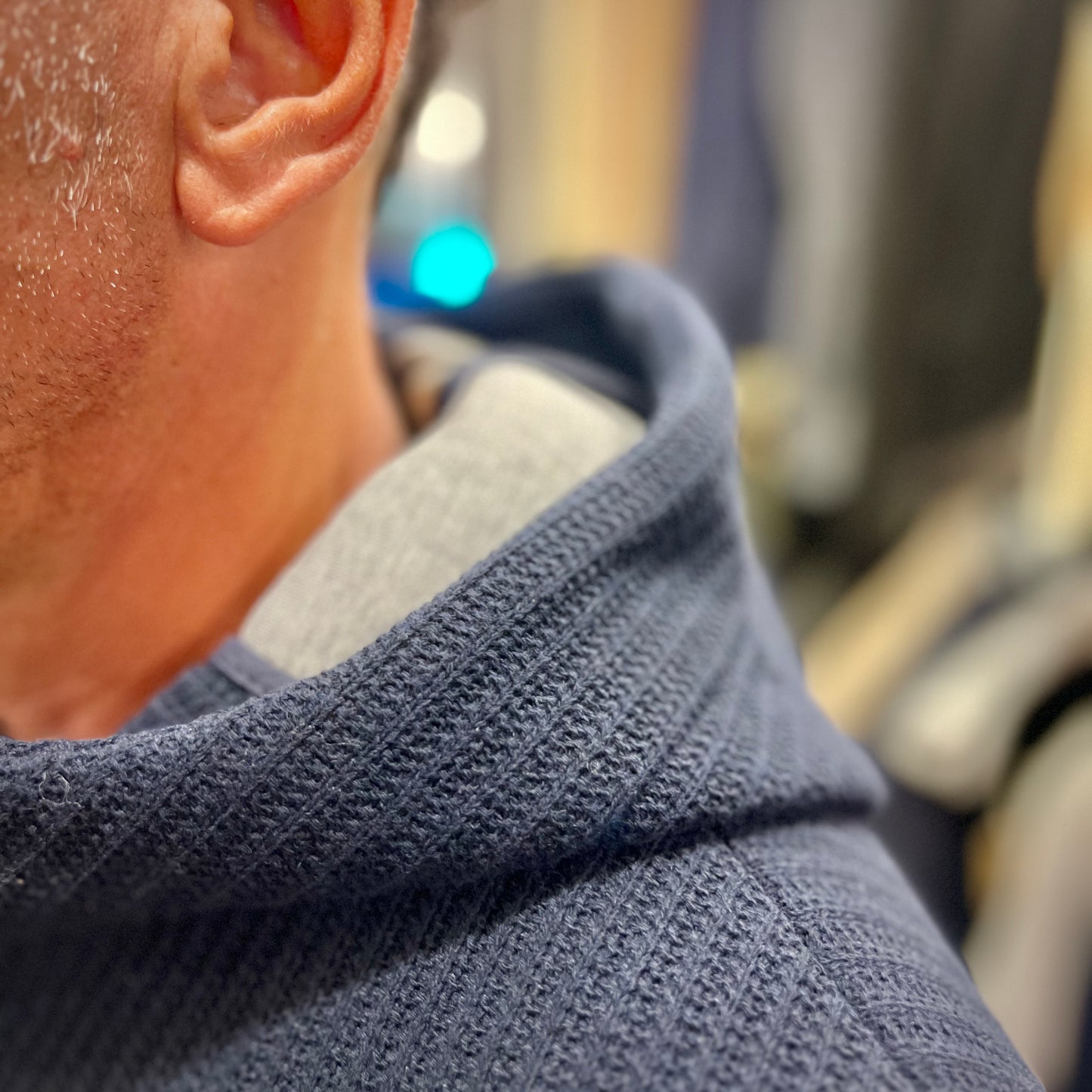 ZANETTI – giacca sartoriale blu lana