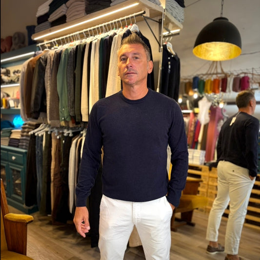 MANCINI  – maglione cashmere sartoriale