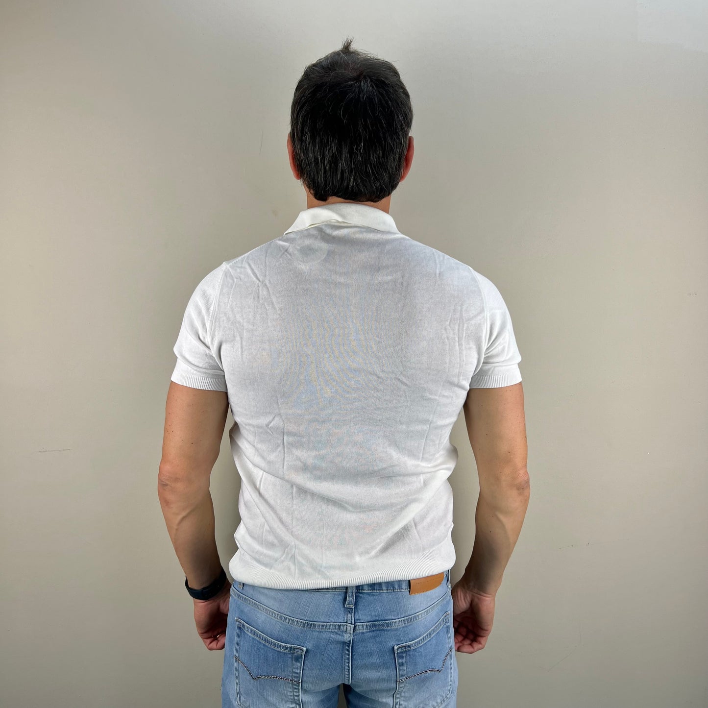 NICK - polo in maglia sartoriale
