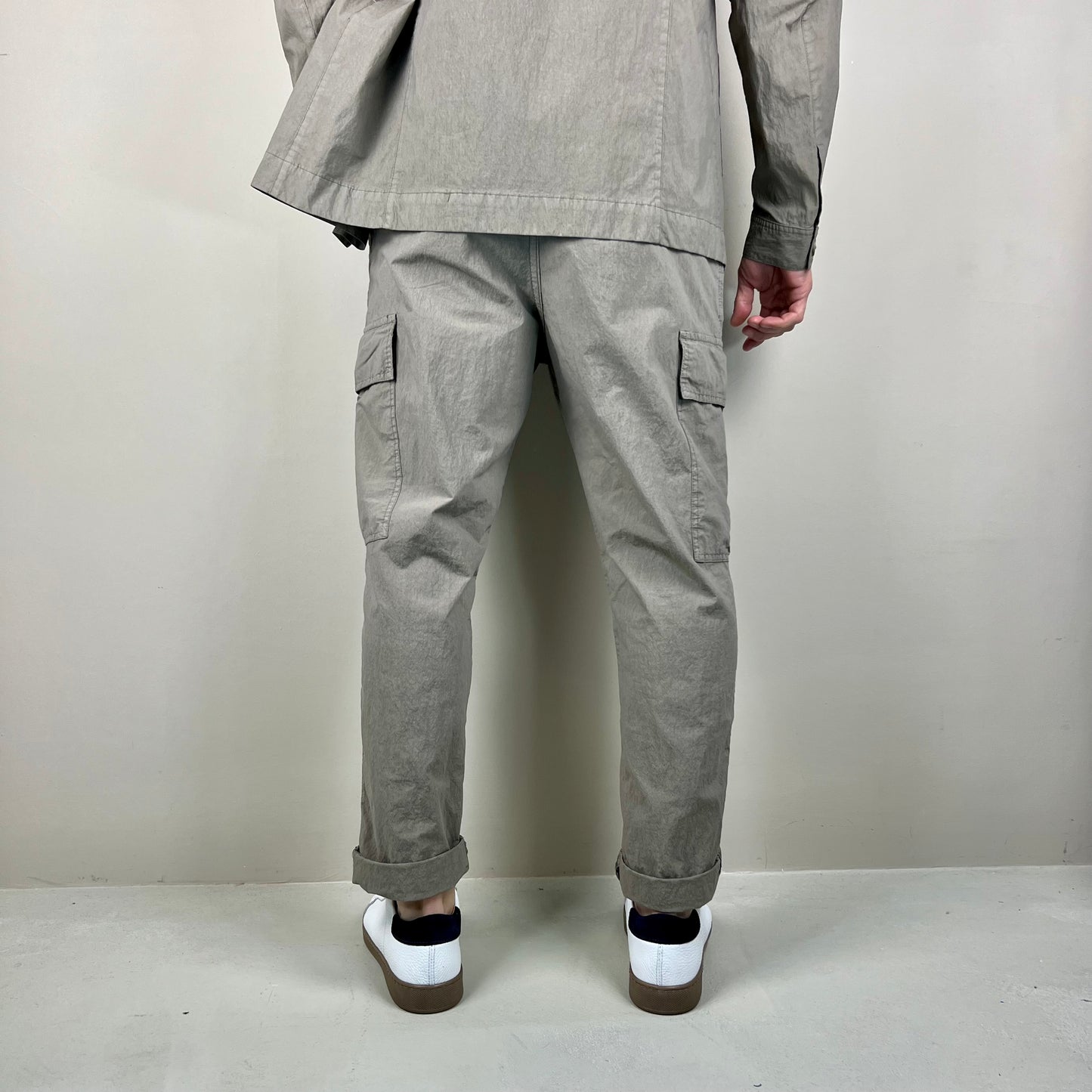 KLOPP – pantalone stone cargo sartoriale loose fit