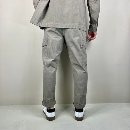 KLOPP – pantalone stone cargo sartoriale loose fit