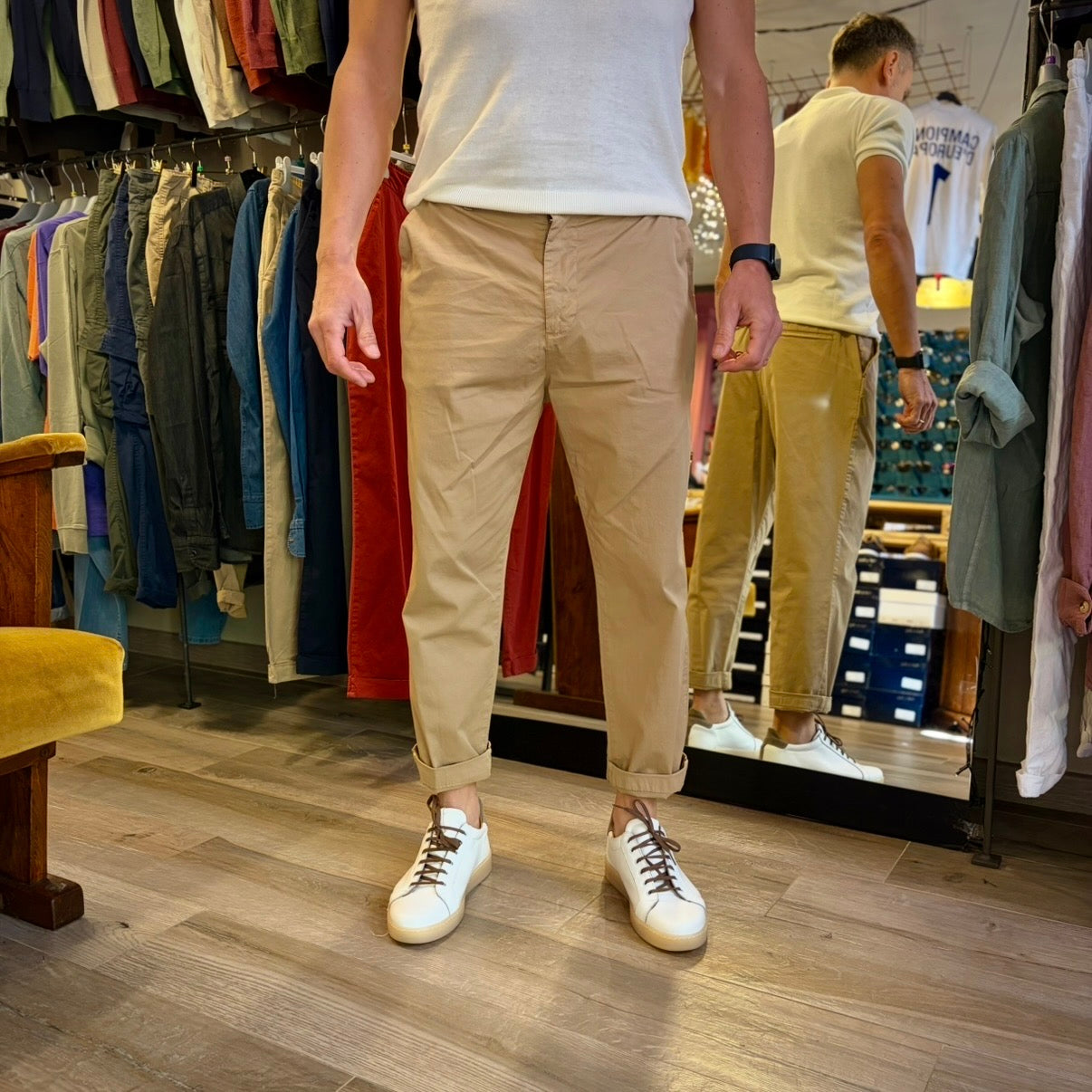 NOAH - pantalone loose fit leggero sartoriale