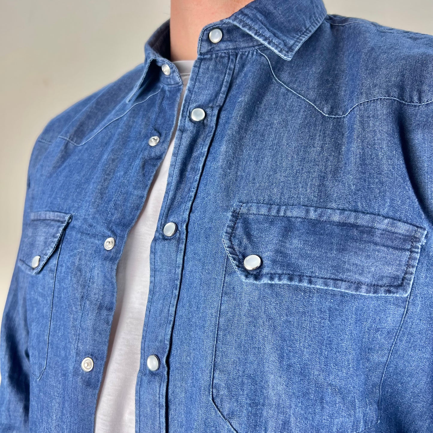 ICON MAN 2 – camicia jeans sartoriale