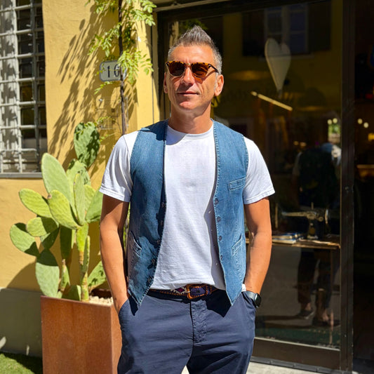 BRAD - gilet jeans