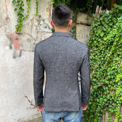 ZOLA - giacca lana grigia sartoriale