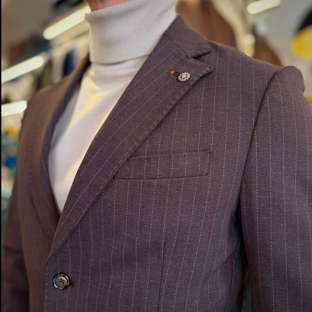 JENNA – giacca gessata sartoriale