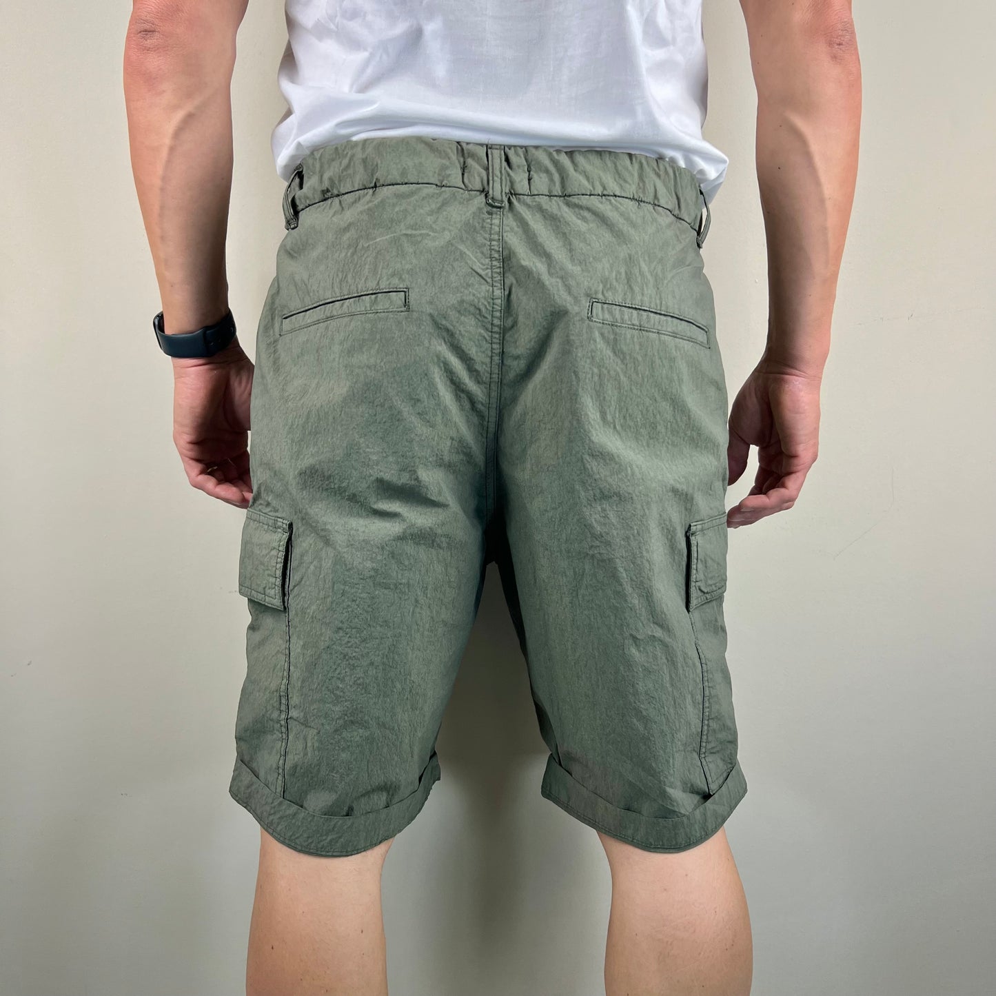 KLOPP – bermuda stone cargo sartoriale loose fit