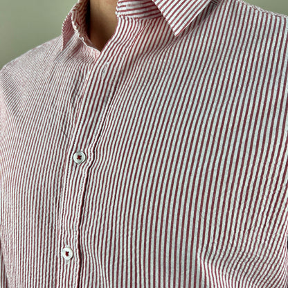 VENICE – camicia righe rosse