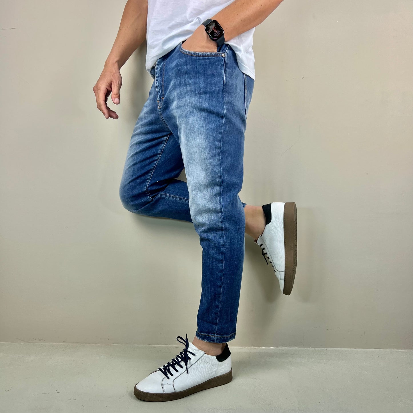 BECKHAM - jeans loose fit sartoriale