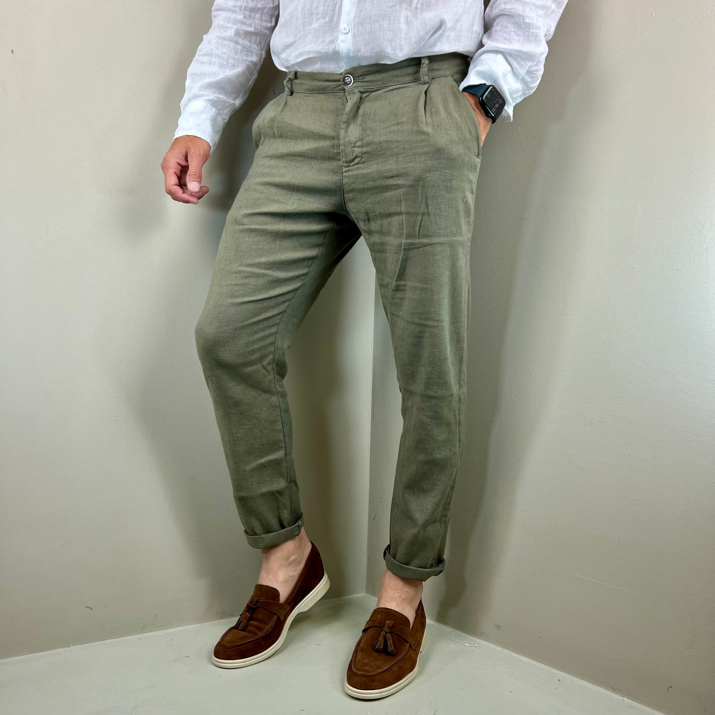 AMA  – pantalone misto lino