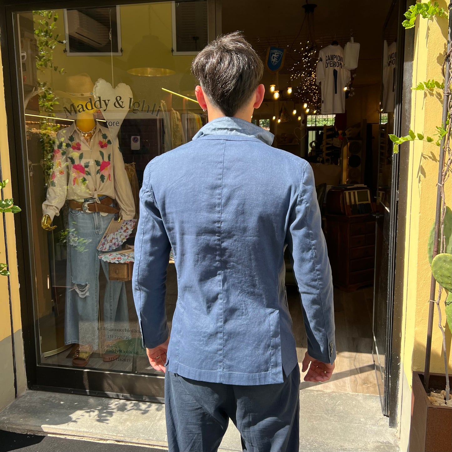 MOU - giacca misto lino sartoriale