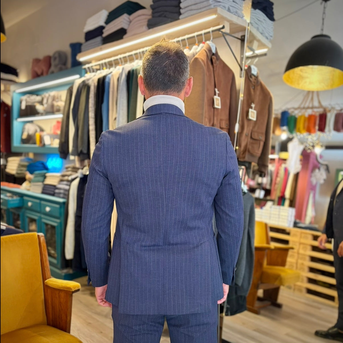 JENNA – giacca gessata sartoriale