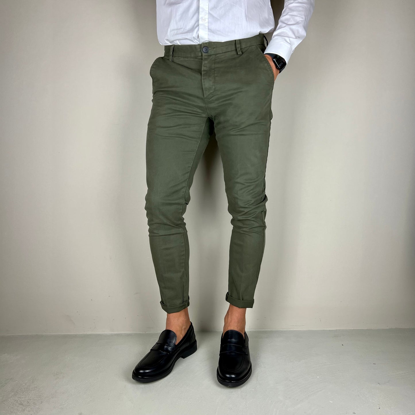 BASSOTTO – pantalone chino