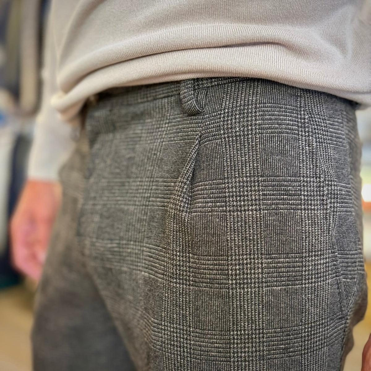 EDWARD – pantalone tartan sartoriale