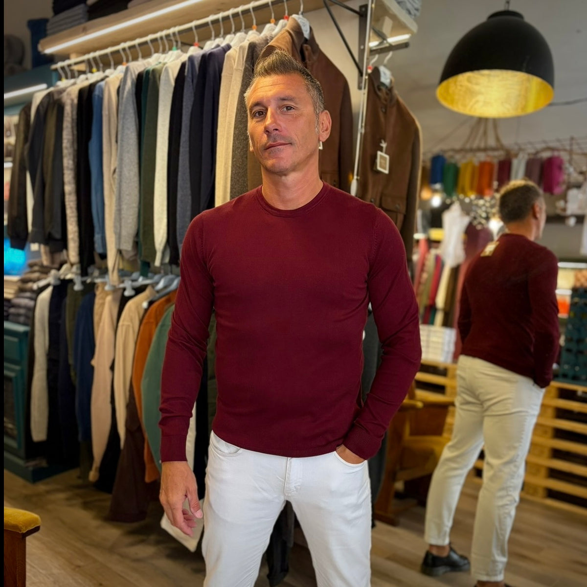 DUCA – maglioncino paricollo sartoriale